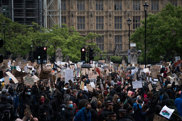 Black Lives Matter protest march, London 2020